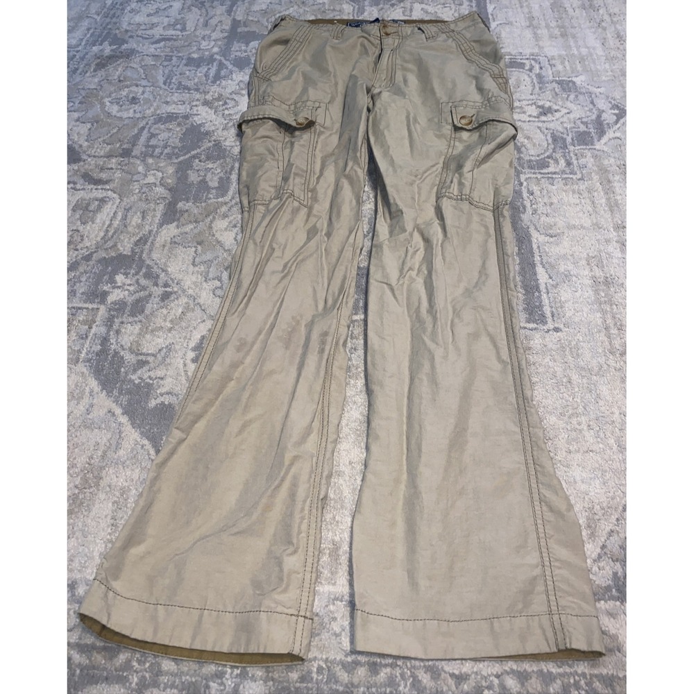 WearFirst Pants Mens sz‎ 30 x 32 Cargo Cotton blend Outdoor Hiking Khaki Casual